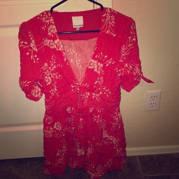 Vici Flower Print Dress - Picture 2 of 4